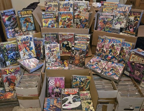 Marvel comic box - marvel, lot