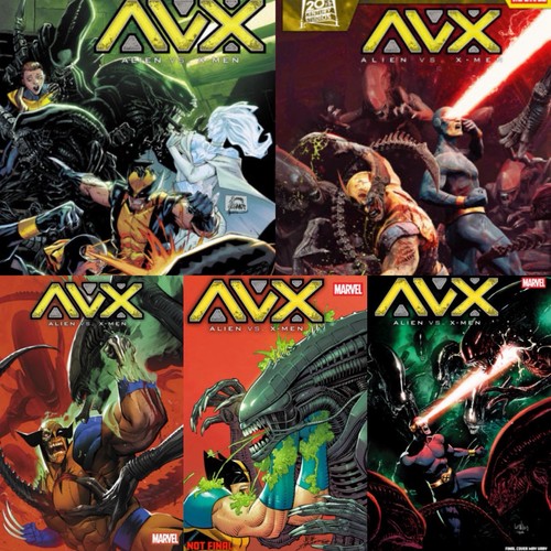 Alien men 1 marvel - vs., x-men